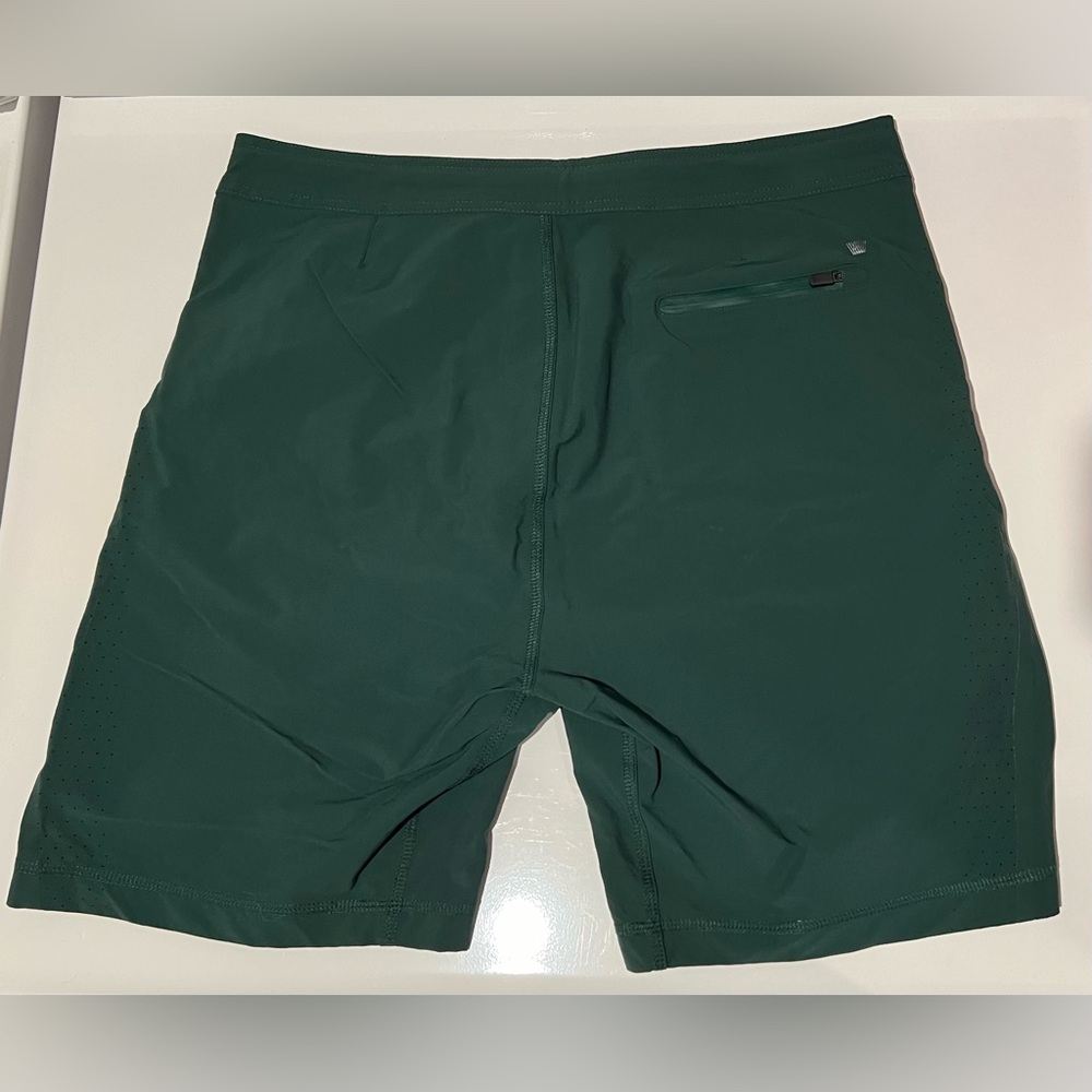 Mack Weldon 4 Way Active Stretch Shorts - Green -… - image 2